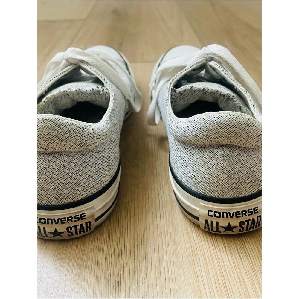 Converse Low Top Sneakers Light Gray and White, Women 8 Athletic All Star #0022 - Picture 5 of 8